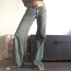 Free People Wide Leg Jeans